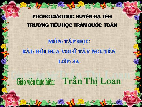 Tuần 25. Hội đua voi ở Tây Nguyên