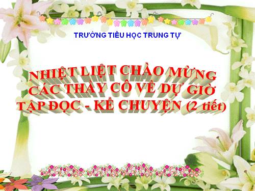 Tuần 8. Các em nhỏ và cụ già