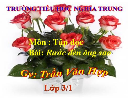 Tuần 26. Rước đèn ông sao