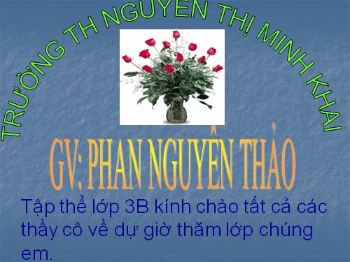 Tuần 8. Các em nhỏ và cụ già