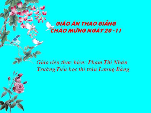 Tuần 10. Thư gửi bà