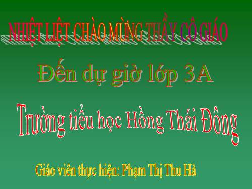 Tuần 8. Tiếng ru