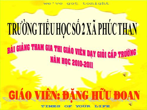 Tuần 16. Về quê ngoại