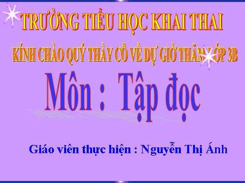 Tuần 17. Anh Đom Đóm