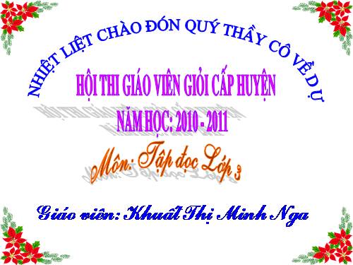 Tuần 21. Bàn tay cô giáo