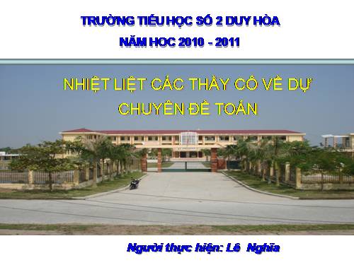 Chuyên đề Toán Tiểu học