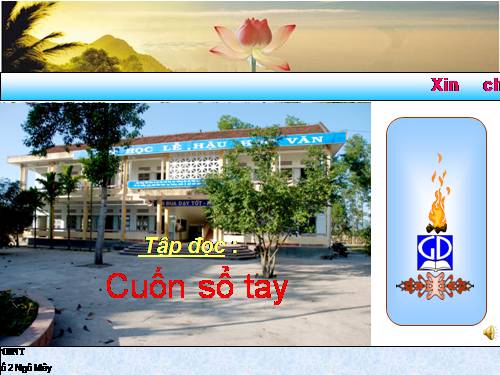 Tuần 32. Cuốn sổ tay