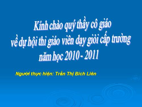 Tuần 10. Thư gửi bà