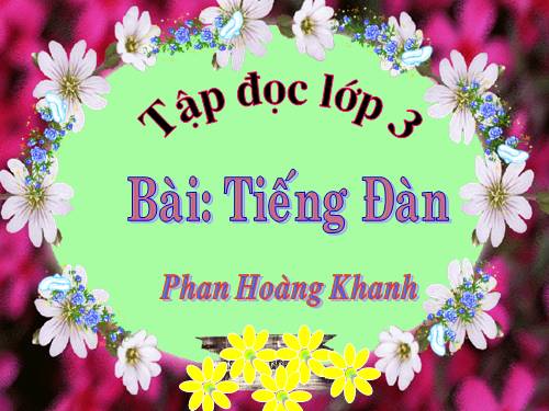 Tuần 24. Tiếng đàn