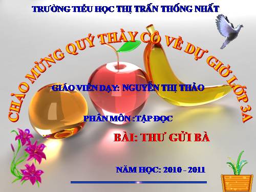 Tuần 10. Thư gửi bà