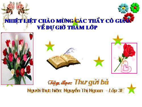 Tuần 10. Thư gửi bà