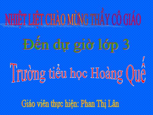 Tuần 8. Tiếng ru