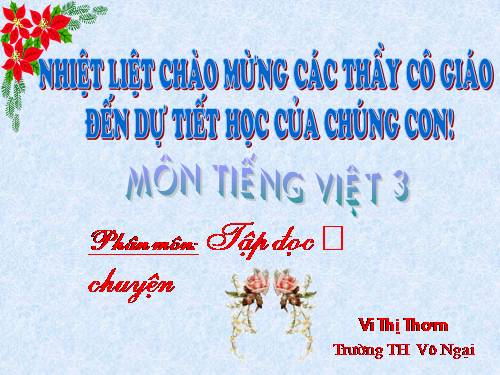 Tuần 8. Các em nhỏ và cụ già