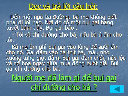 môn Tập  đọc lớp 3