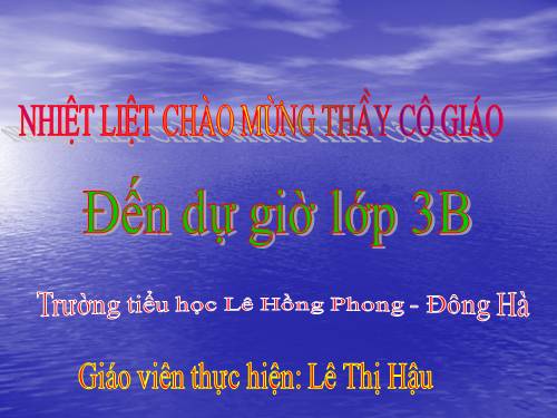 Tuần 8. Tiếng ru