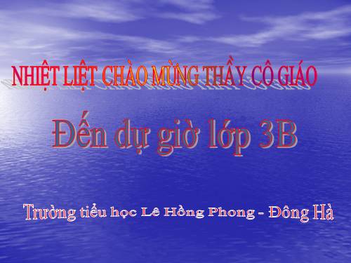 Tuần 8. Tiếng ru