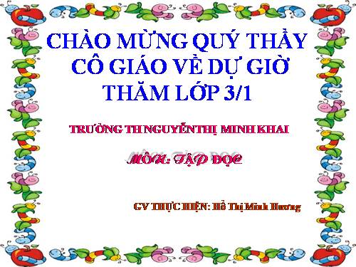 Tuần 22. Cái cầu