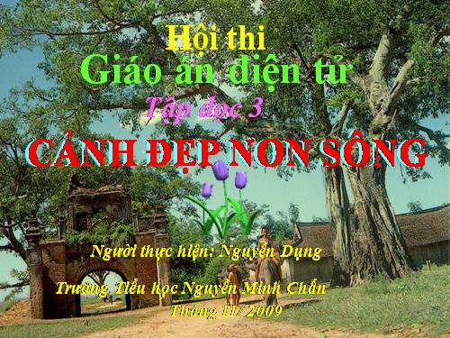 Tuần 12. Cảnh đẹp non sông