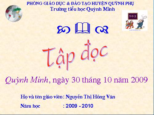 Tuần 8. Tiếng ru