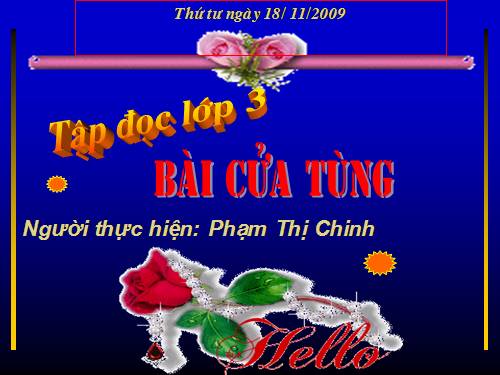 Tuần 13. Cửa Tùng