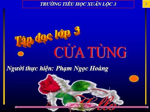 Tuần 13. Cửa Tùng