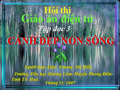 Tuần 12. Cảnh đẹp non sông