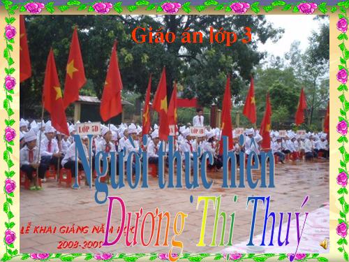 Tuần 8. Tiếng ru