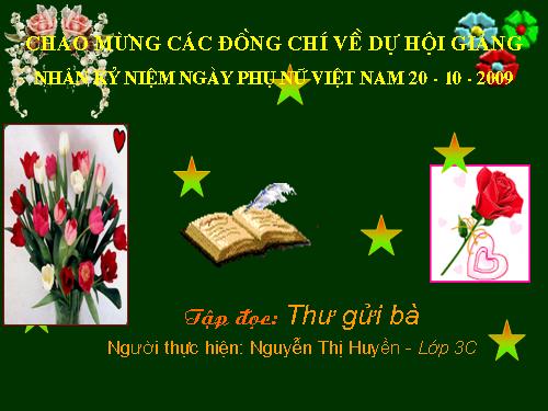 Tuần 10. Thư gửi bà