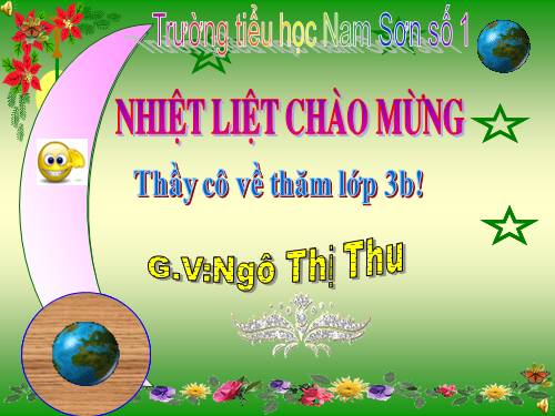 Tuần 30. Một mái nhà chung