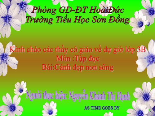 Tuần 12. Cảnh đẹp non sông