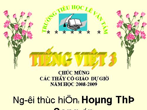 Tuần 8. Tiếng ru