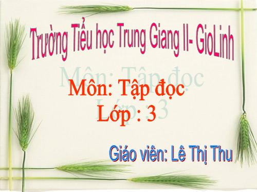 Tuần 30. Một mái nhà chung