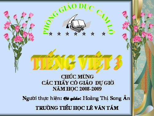 Tuần 8. Tiếng ru