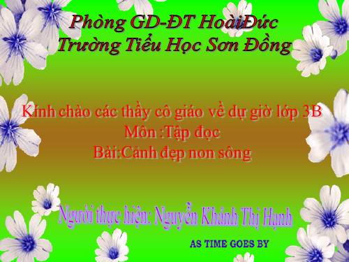 Tuần 12. Cảnh đẹp non sông