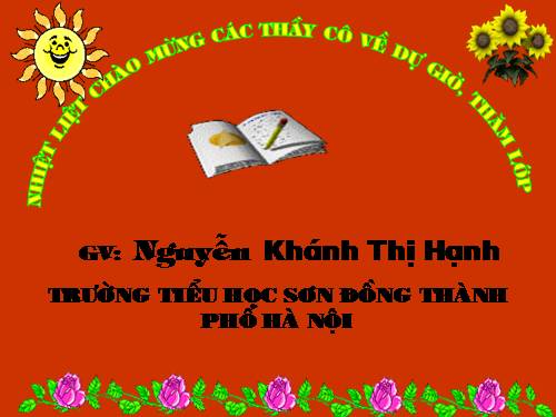 Tuần 31. Bài hát trồng cây