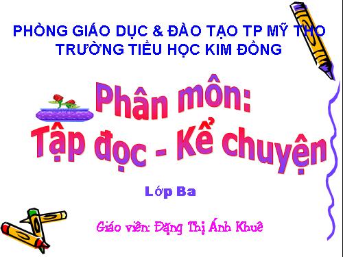 Tuần 15. Hũ bạc của người cha