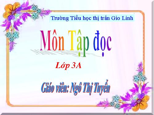 Tuần 22. Cái cầu