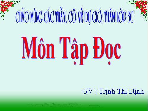 Tuần 10. Thư gửi bà