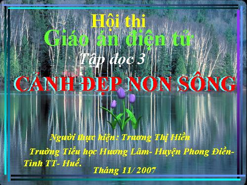 Tuần 12. Cảnh đẹp non sông