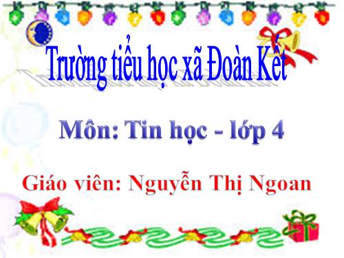 Chương IV. Bài 1. Học toán với phần mềm Cùng học toán 4