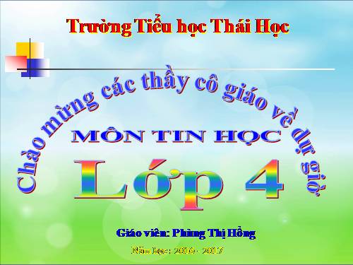 Chương III. Bài 2. Gõ từ đơn giản