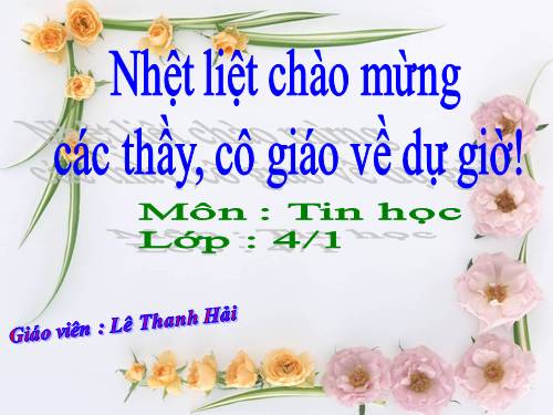 Chương VI. Bài 2. Thêm một số lệnh của Logo