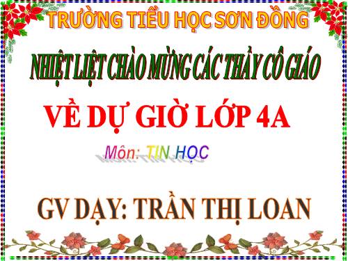 Chương VI. Bài 1. Bước đầu làm quen với Logo