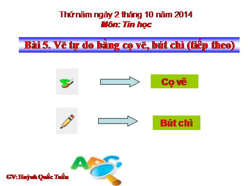 Chương II. Bài 5. Vẽ tự do bằng cọ vẽ, bút chì