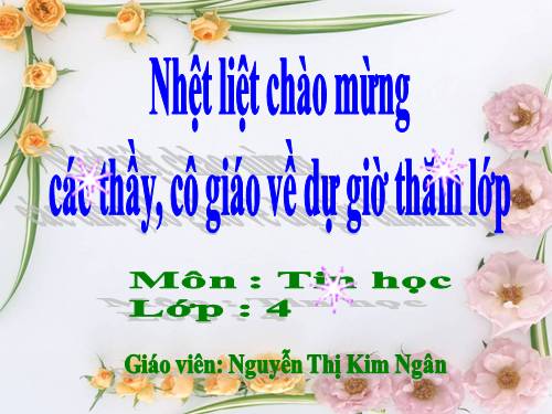 Chương IV. Bài 1. Học toán với phần mềm Cùng học toán 4