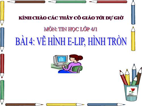 Chương II. Bài 4. Vẽ hình e-líp, hình tròn