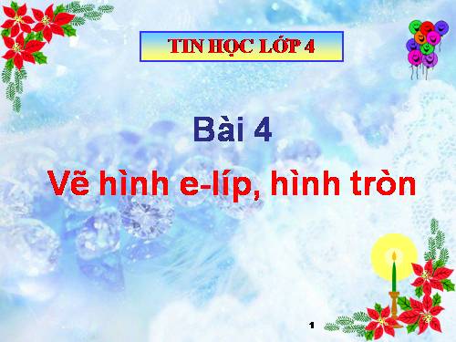 Chương II. Bài 4. Vẽ hình e-líp, hình tròn