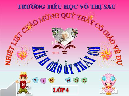 Chương V. Bài 4. Thay đổi cỡ chữ và phông chữ