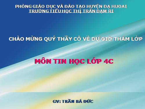 Chương V. Bài 3. Cỡ chữ và phông chữ