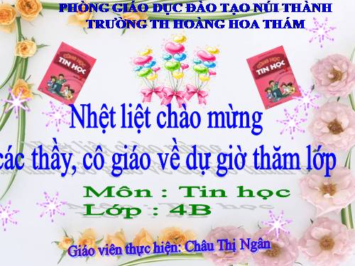 Chương IV. Bài 1. Học toán với phần mềm Cùng học toán 4